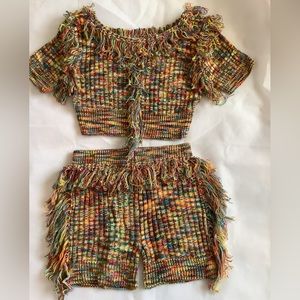 Two piece knitted set